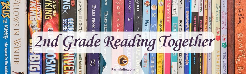 Second Grade Reading Together Banner with Chapter Books for 2nd Grade