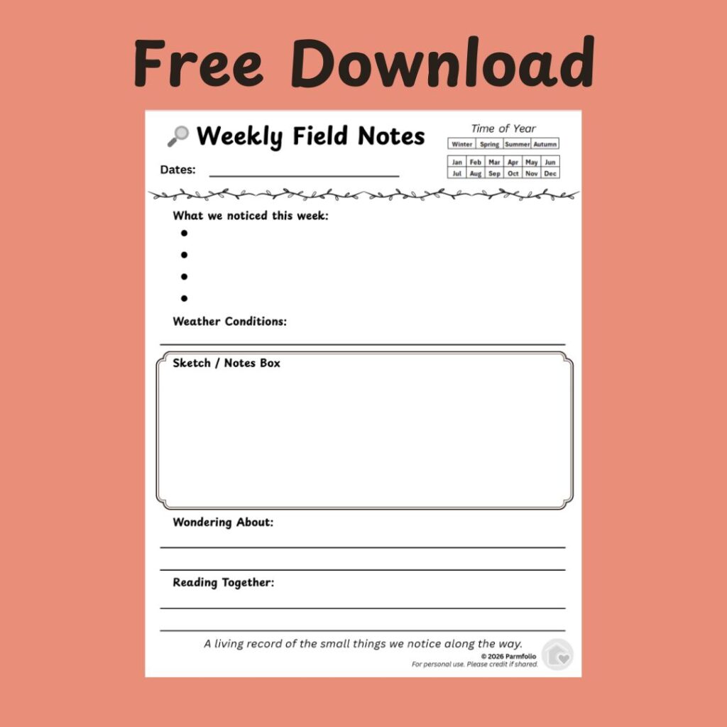 Weekly Field Notes Mockup Free Download at parMINDary